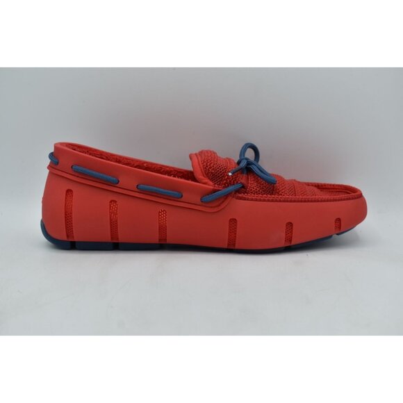 SWIMS Mens Size 8 Red Ensign Blue Slip On Terry‎ Knit Loafers Shoes main image 10